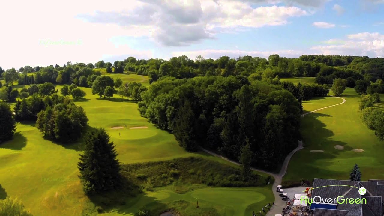 Golf & Business Club Henri Chapelle - drone aerial video - Overview (long)