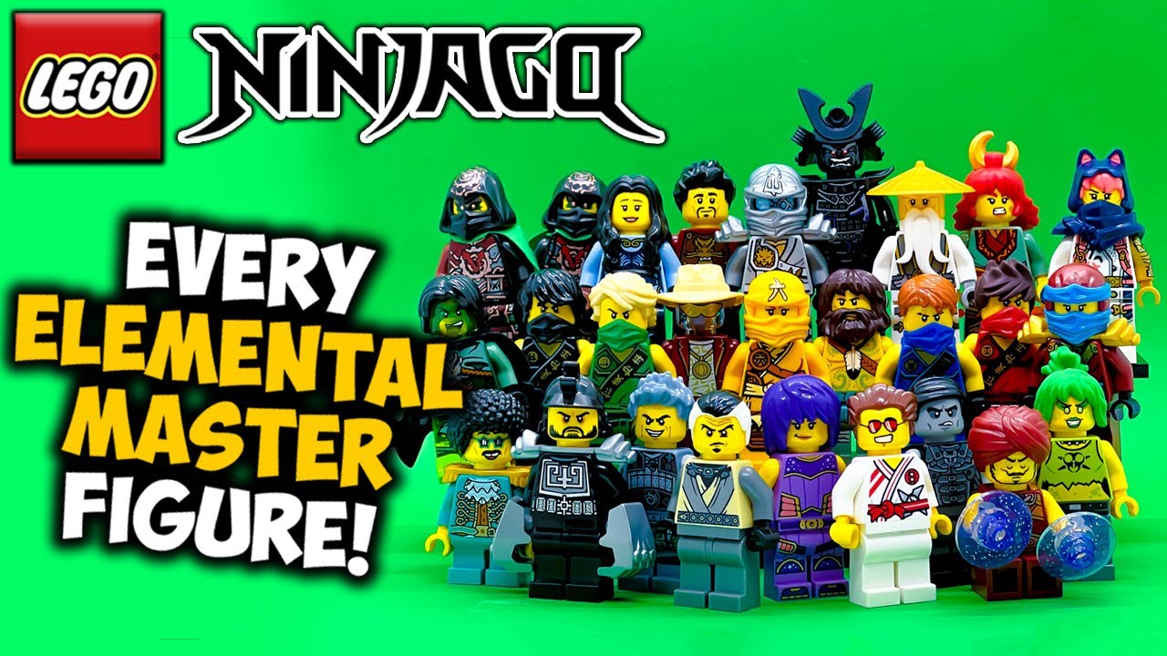 Every LEGO Ninjago Elemental Master Minifigure! 2015-2023 REVIEWED!