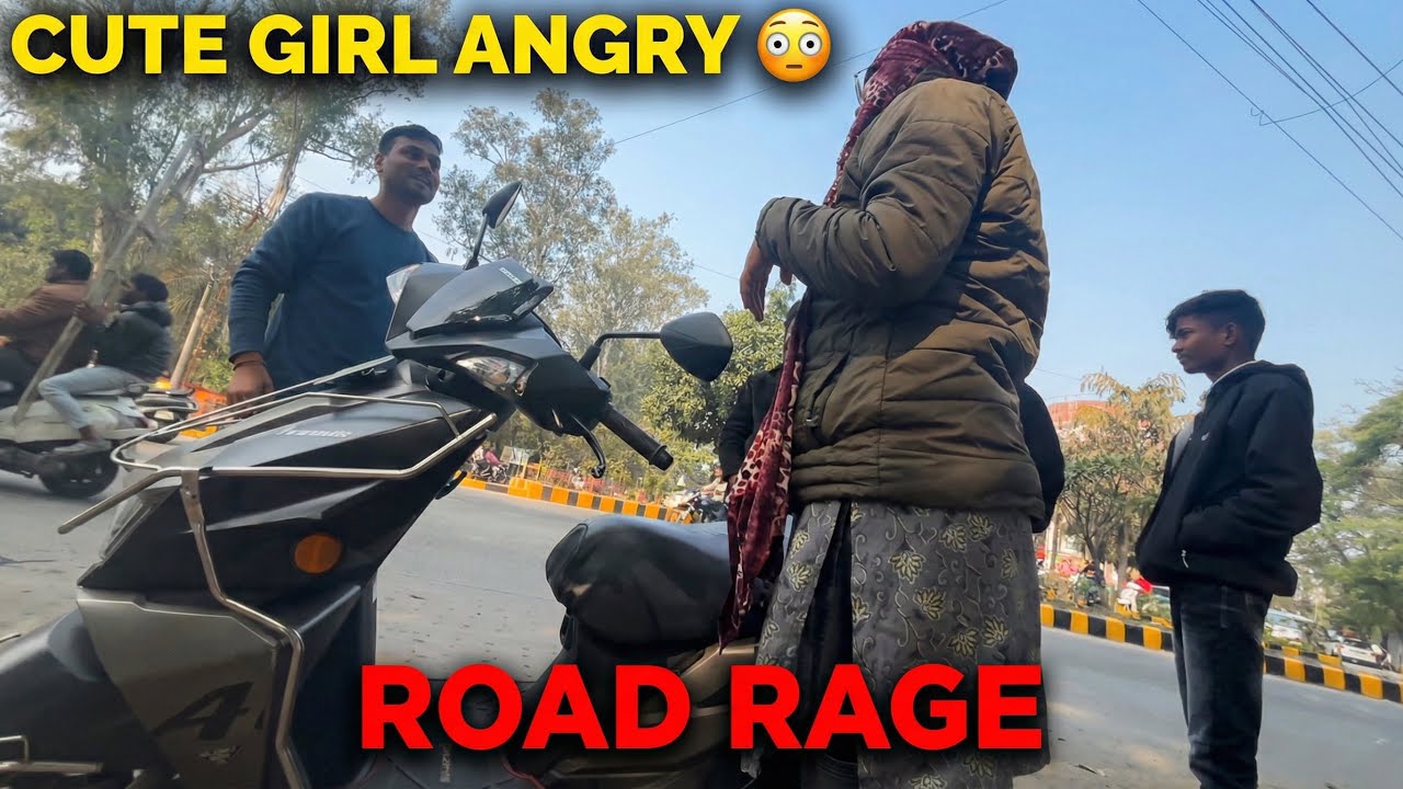 Road Rage With Cute Girl 💀 | Log Shock Ho Gaye 