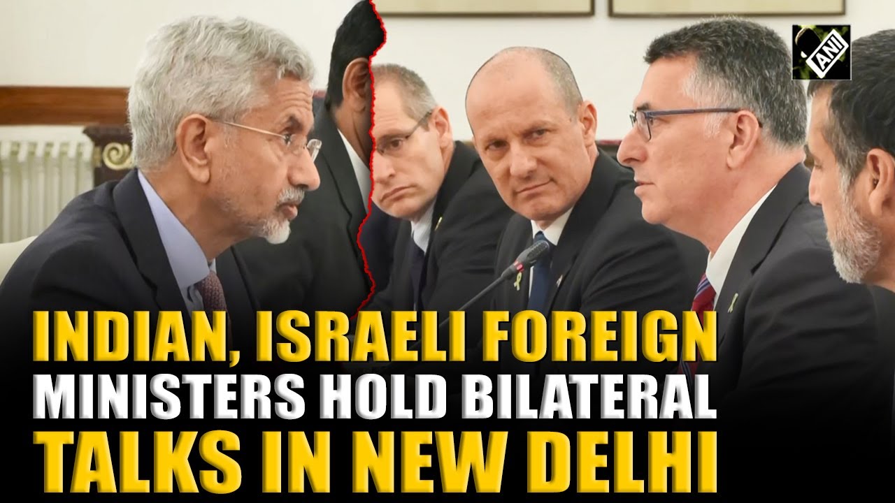 EAM S. Jaishankar, Israeli FM Gideon Moshe Sa&rsquo;ar hold bilateral talks in New Delhi