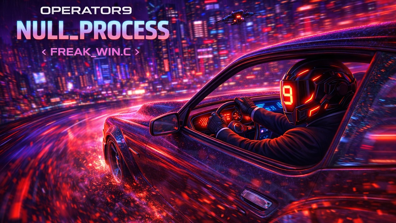 Cyberpunk Synthwave Gaming Music | Null_Process - Operator9 (Freak_Win.C)