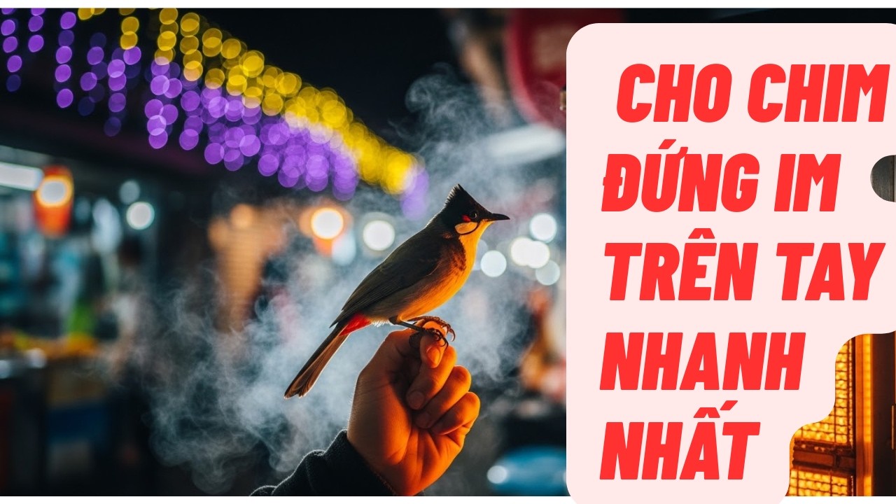 CÁCH THUẦN CHÀO MÀO BỔI/ ngày 6 cách cho chim đứng trên tay nhanh nhất