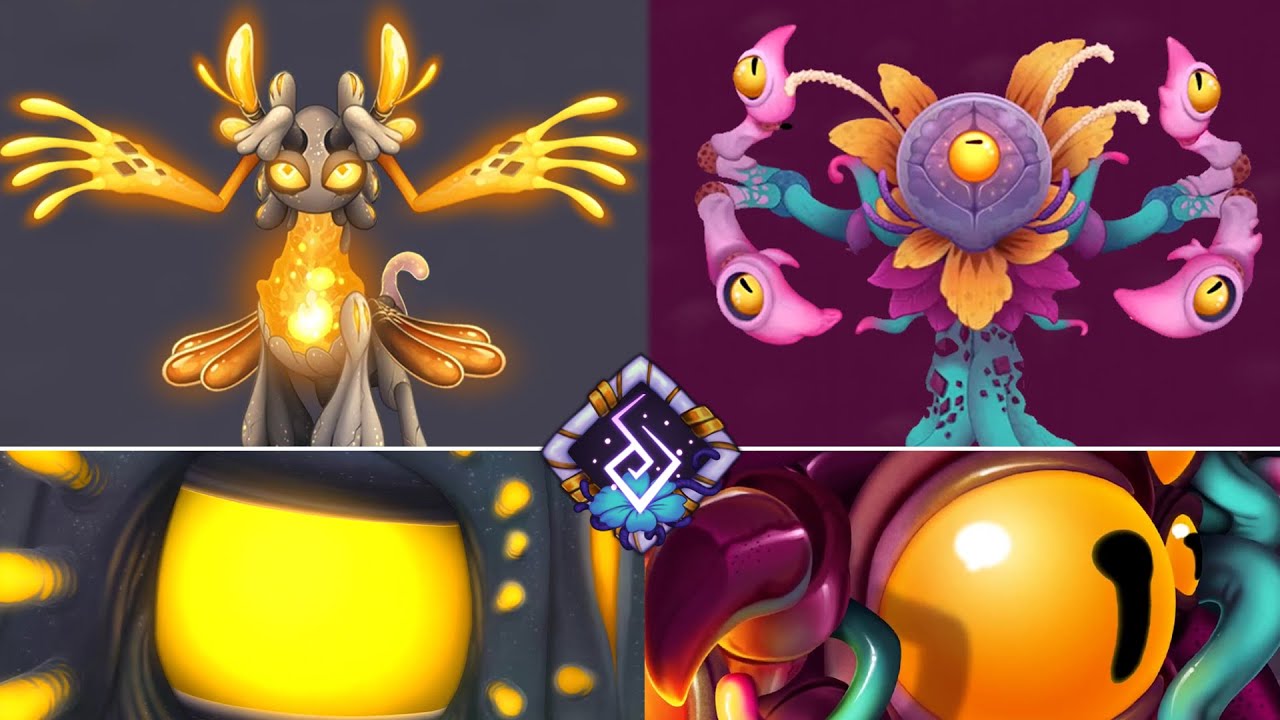 Titansouls Monsters Comparison: Phosphoran Phlox vs Cruv'laaphtian Crocus (My Singing Monsters)