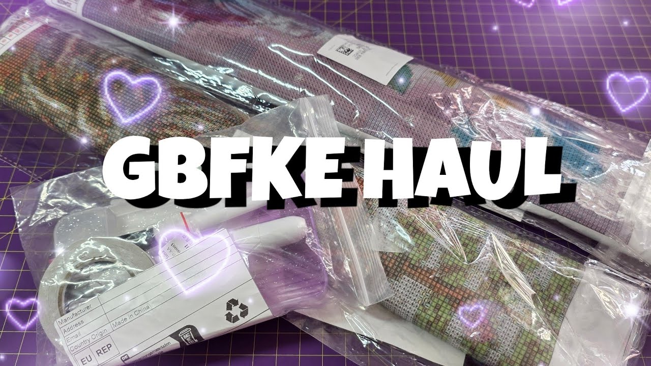 GBFKE HAUL ! Mega Diamond Painting Bilder und cooler LED Painting Stift ! #gbfke #haul