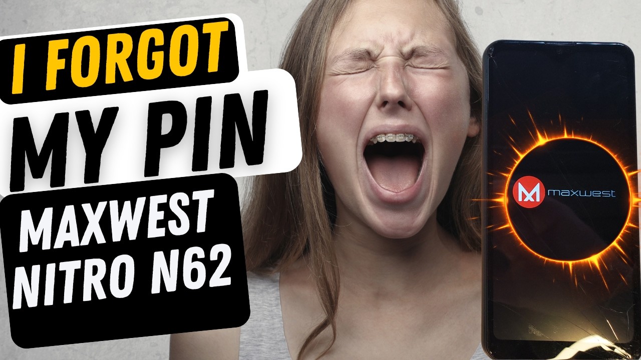 MaxWest Nitro N62 - I Forgot My Pin Pattern or Password