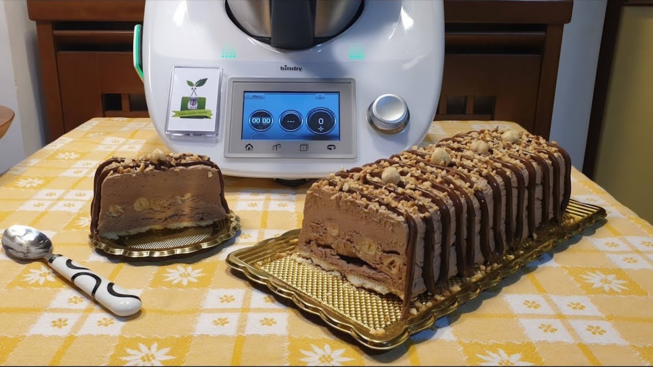 Semifreddo alla nutella e nocciole per bimby TM7 TM6 TM5 TM31