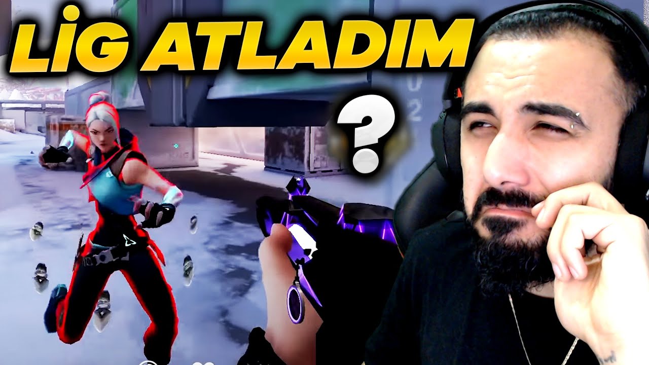 BELAYIM DİYORUM SİZE! 🤣 LİG ATLADIM SONUNDA!! EKİPLE VALORANT!! | Barış Can
