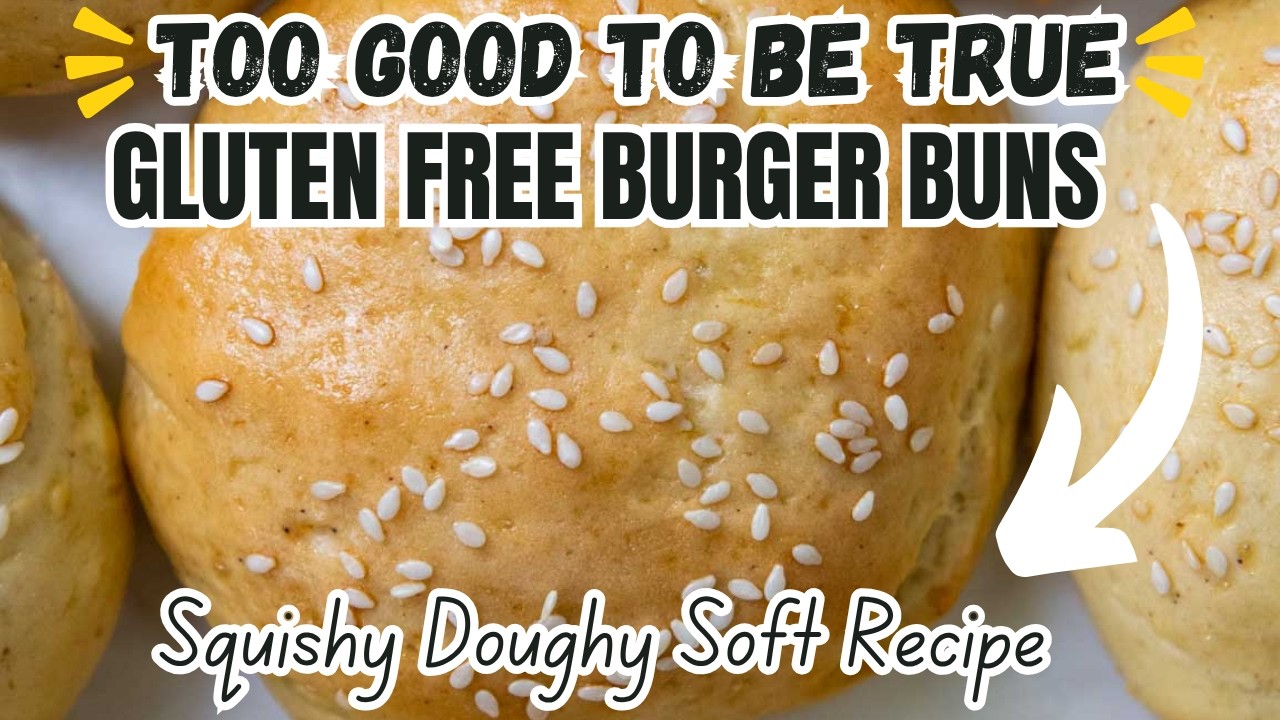 Easiest Doughy Soft GLUTEN FREE HAMBURGER BUNS 𑗅 Too Good To Be True𑗅