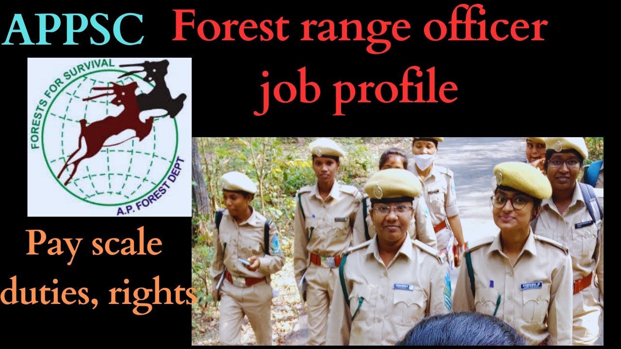 forest range officer job profile #appsc #forestdepartment #forestranger #jobprofile