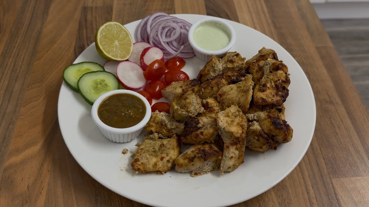 Chicken malai boti recipe - Zaika with Neelam 