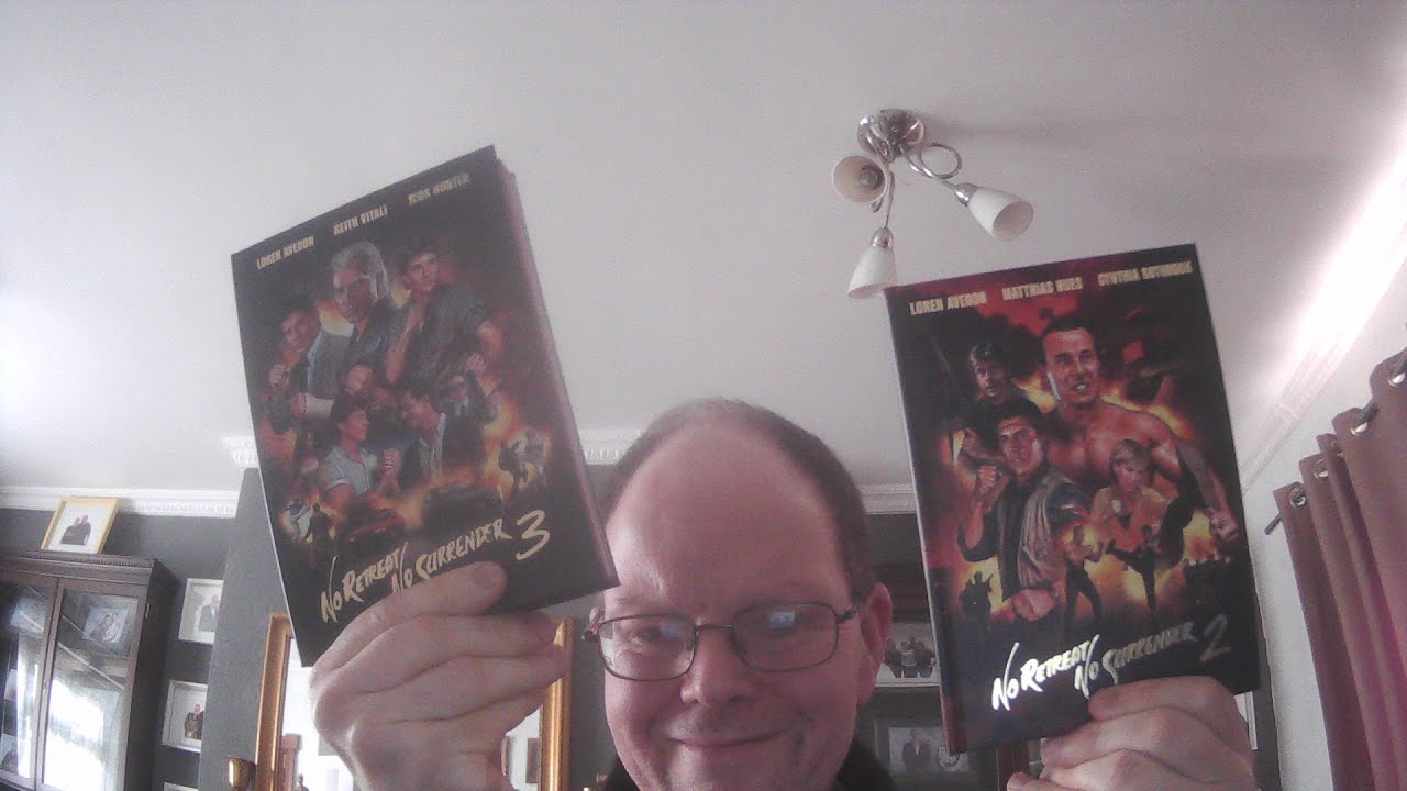 No Retreat No Surrender 2 & 3 Year of The Dragon Loren Avedon Retro Gold 63 Blu ray Unboxing
