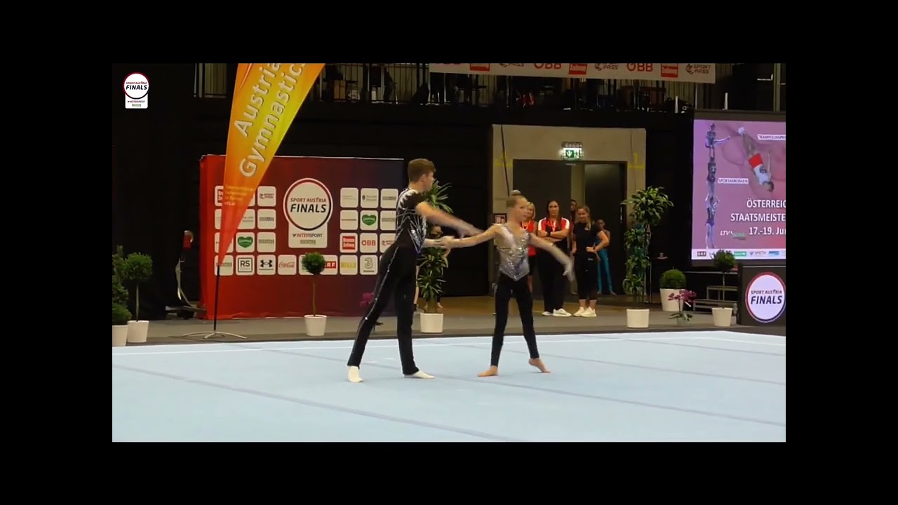 Staatsmeisterschaft Sportakrobatik 2022 - Tobias + Kailani (SGS) 12-18 Balance