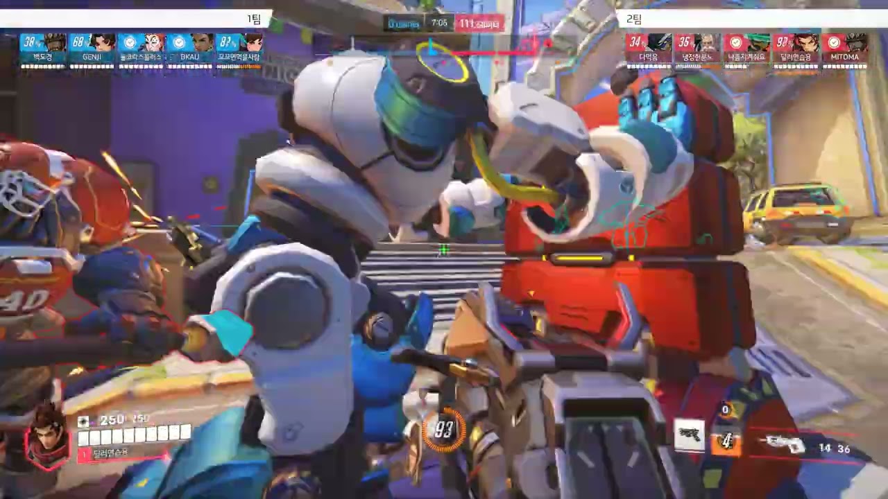 Overwatch2 엠레 아틀라스22킬1뎃,리얄토20킬8뎃,루나사피,왕의길25킬2뎃,일리오스15킬5뎃