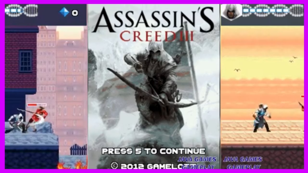 Assassins Creed 3 (2012) MOBILE JAVA GAMES GAMEPLAY GAMELOFT NOSTALGIA OLD GAMES