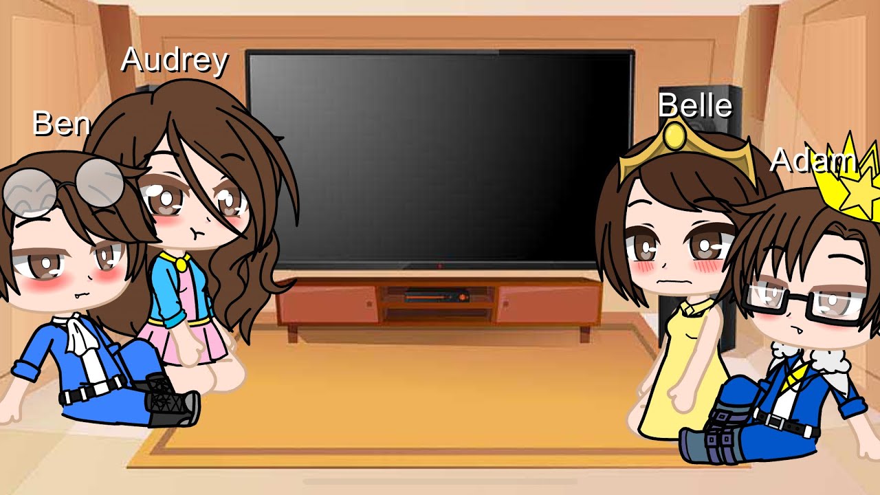 Auradon react to VK’S part2/?||BenxMal?||AdamxBelle||simpBen||Song:Rotten to the core||Enjoy