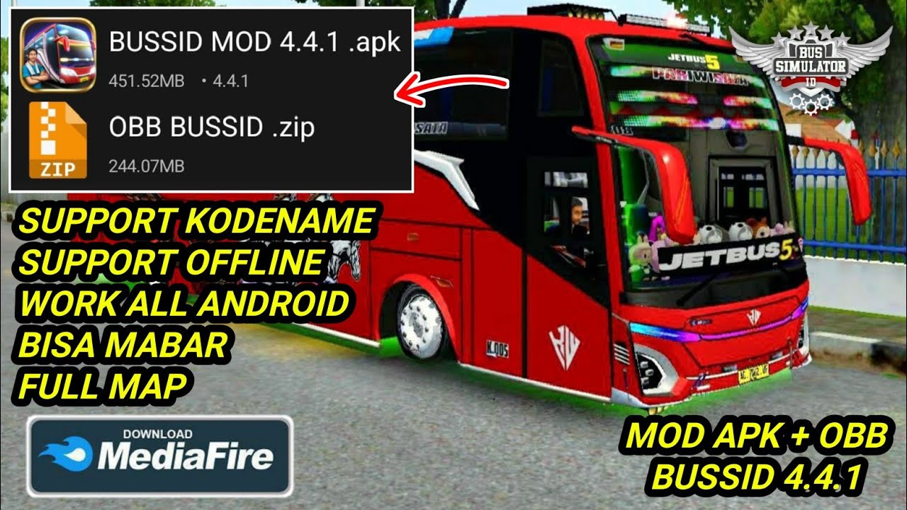 UPDATE BUSSID 4.4.1 !! CARA PASANG APK + OBB BUSSID V4.4.1 TERBARU 2026 | BISA SEMUA HP