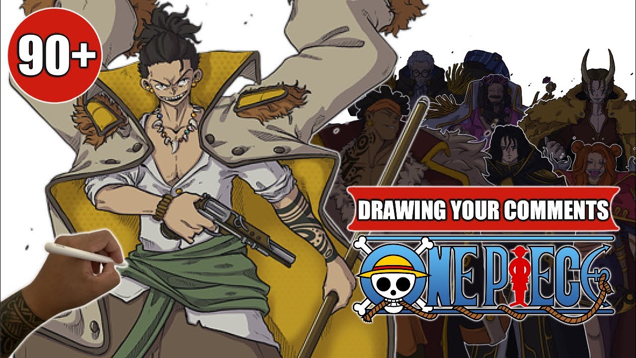 I Draw 90+ Original One Piece Characters From Your Comments