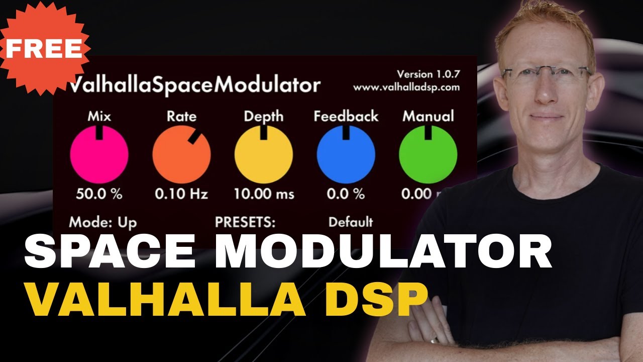 Valhalla Space Modulator - Free Plugin - flanging, detuning, doubling, strange echoes, reverbs