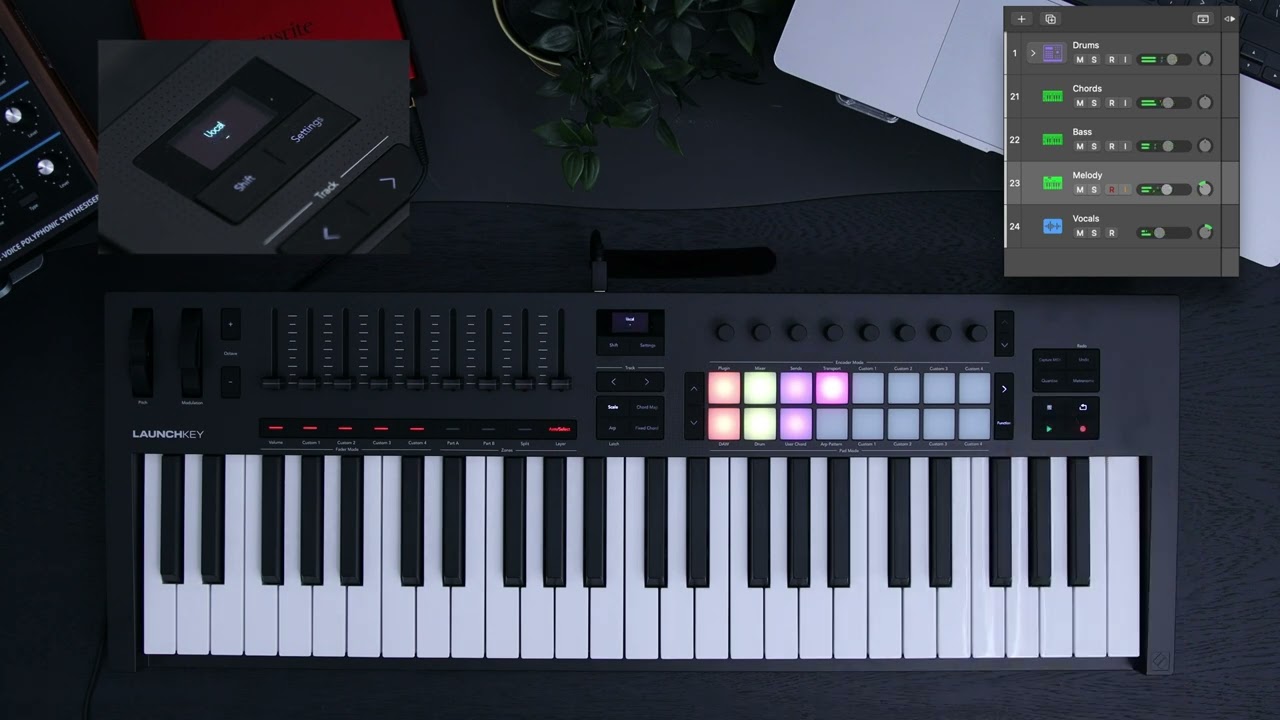 How to mix a track from your Launchkey in Logic Pro