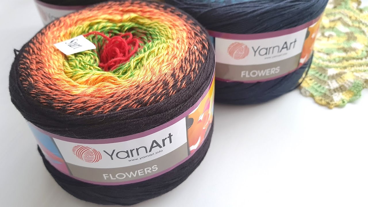 Обзор пряжи YarnArt Flowers.