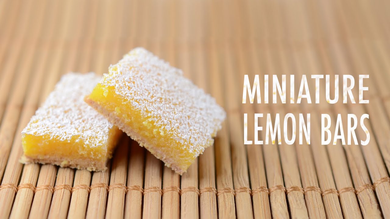 LEMON BARS • miniature • polymer clay tutorial