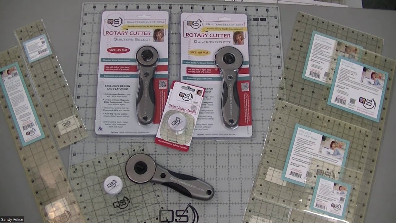 Sewing with Sandy. Quilter's Select Rulers compared to the competition.