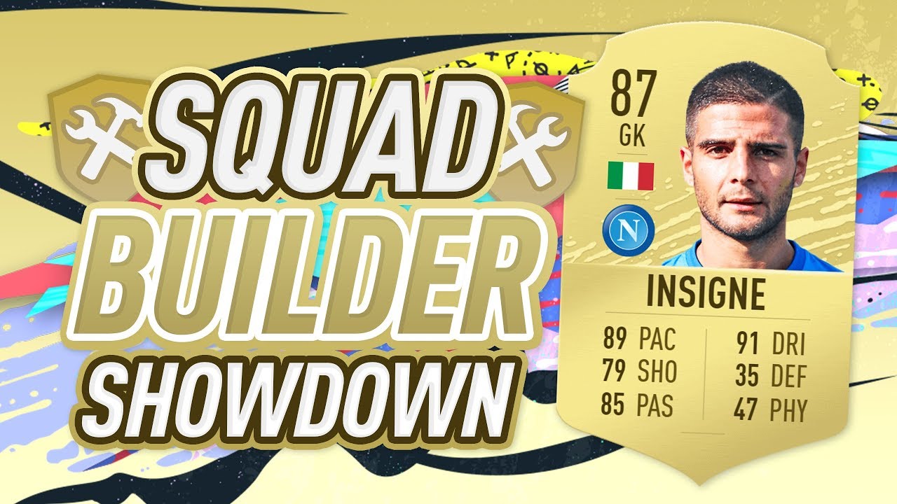 ЭПИЧЕСКОЕ СРАЖЕНИЕ КОНСТРУКТОРА СОСТАВА INSIGNE! FIFA 20 ULTIMATE TEAM