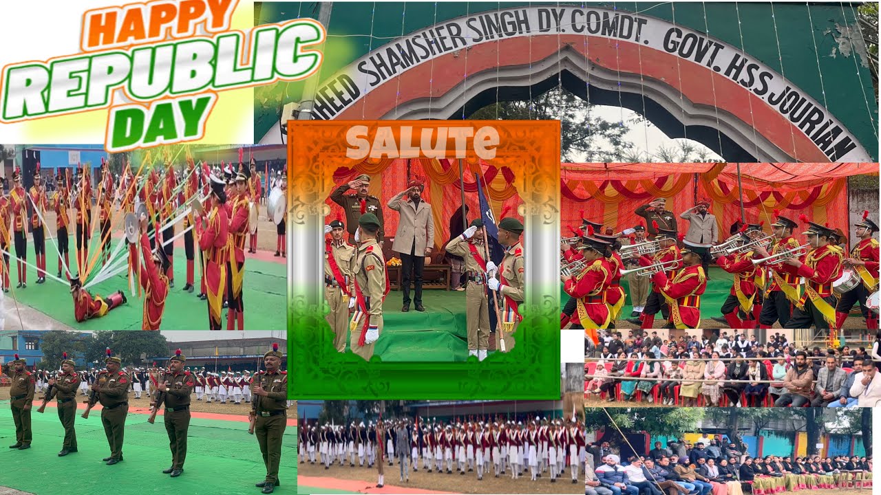 Government Her  Sec school 🏫 JOURIAN !! में धूम धाम से  बनाई  !! 26 January 🇮🇳