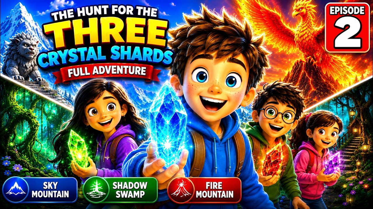 The Hunt for the Three Crystal Shards 🔮 | Full Adventure | Episode 2 | 3D Animated Kids Story