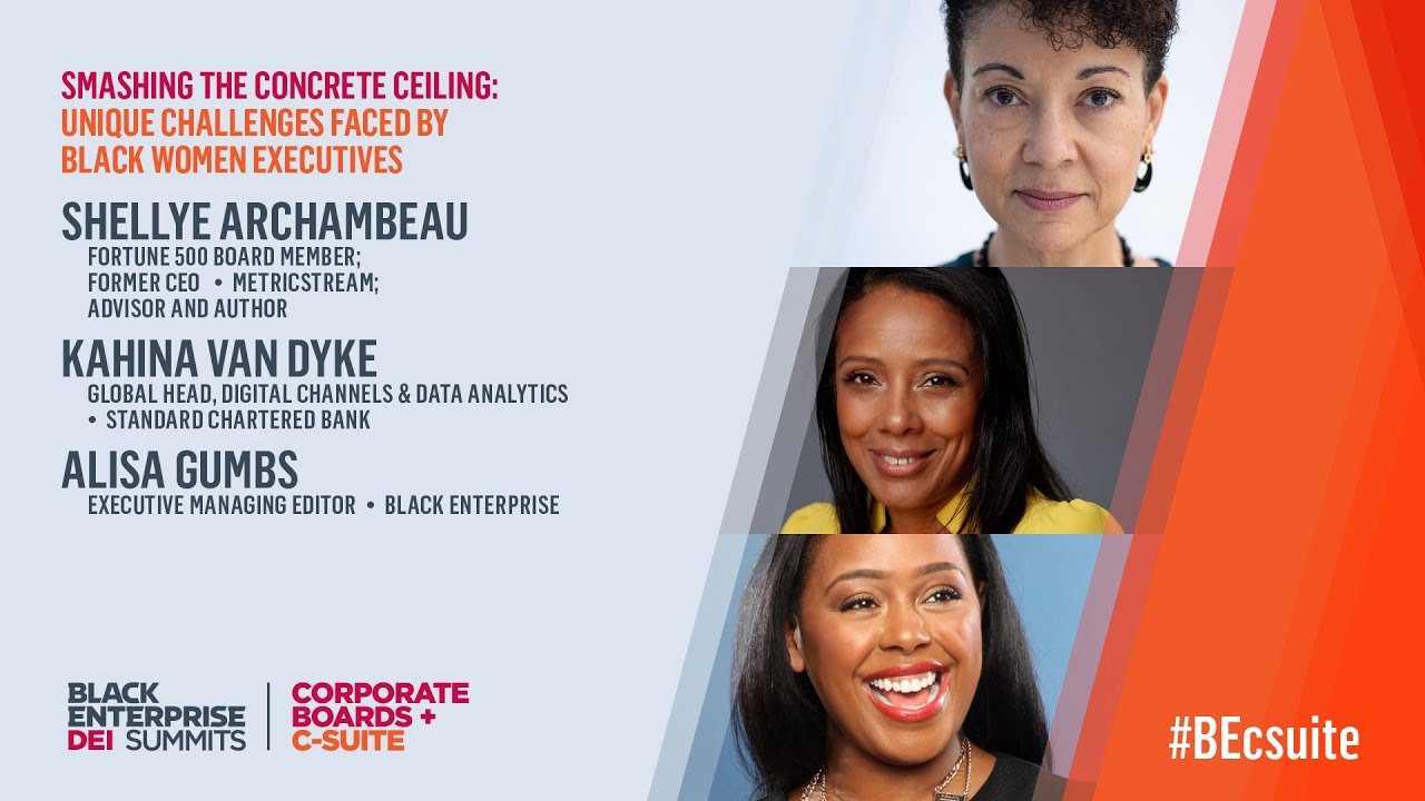 Smashing the Concrete Ceiling: Unique Challenges Faced by Black Women Executives #BEcsuite