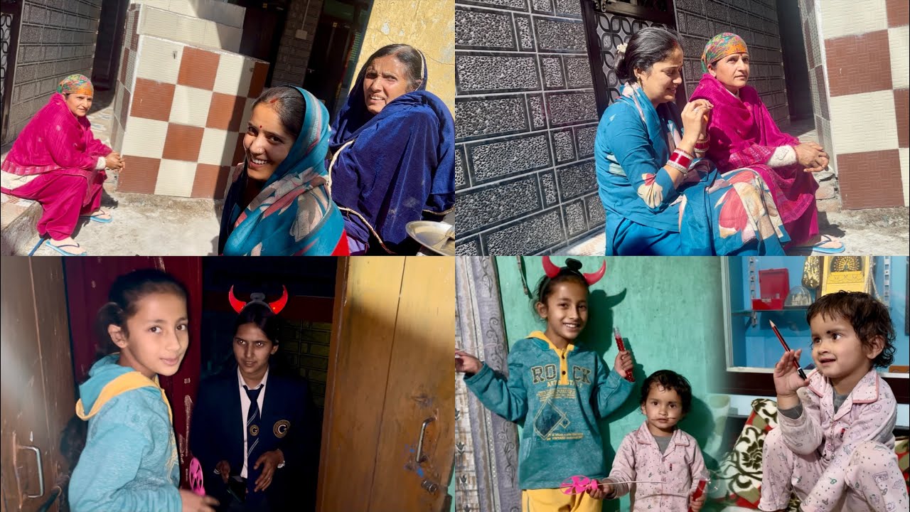 हमारी मम्मी का किस चीज का ऑपरेशन हुआ है 🤔#twins #himachal #village 
