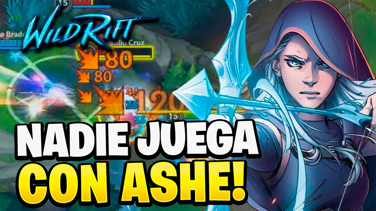 PORQUE NADIE JUEGA ASHE ADC | Wild Rift