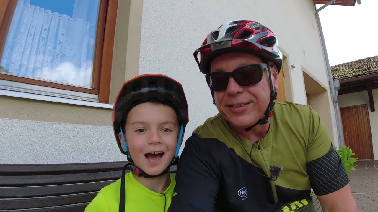 Pfützen-Tour, Radtour mit Enkel am Chiemsee