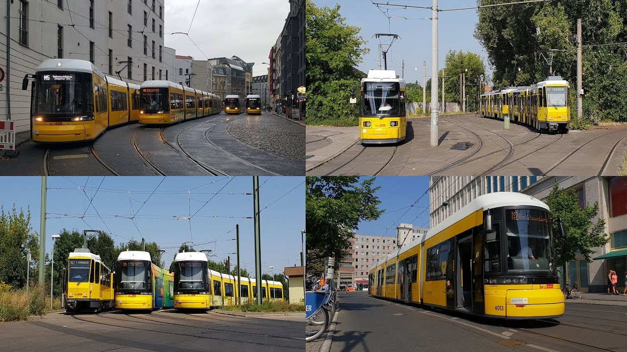 Tramwaje w Berlinie 2018 | Trams in Berlin 2018 | Straßenbahnen in Berlin 2018