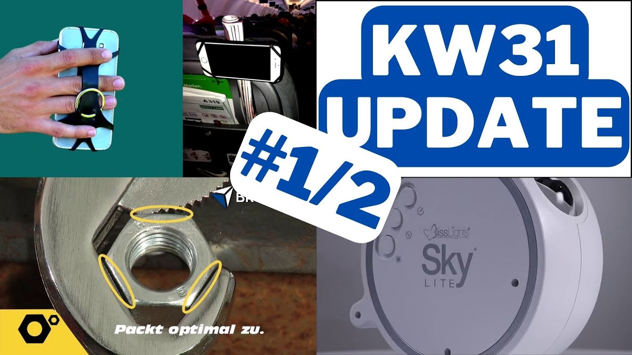 Die 3 besten Gadgets der KW31 &ndash; 1/2 -|| Broszio - OLLi - BlissLights ||- Gadget Channel