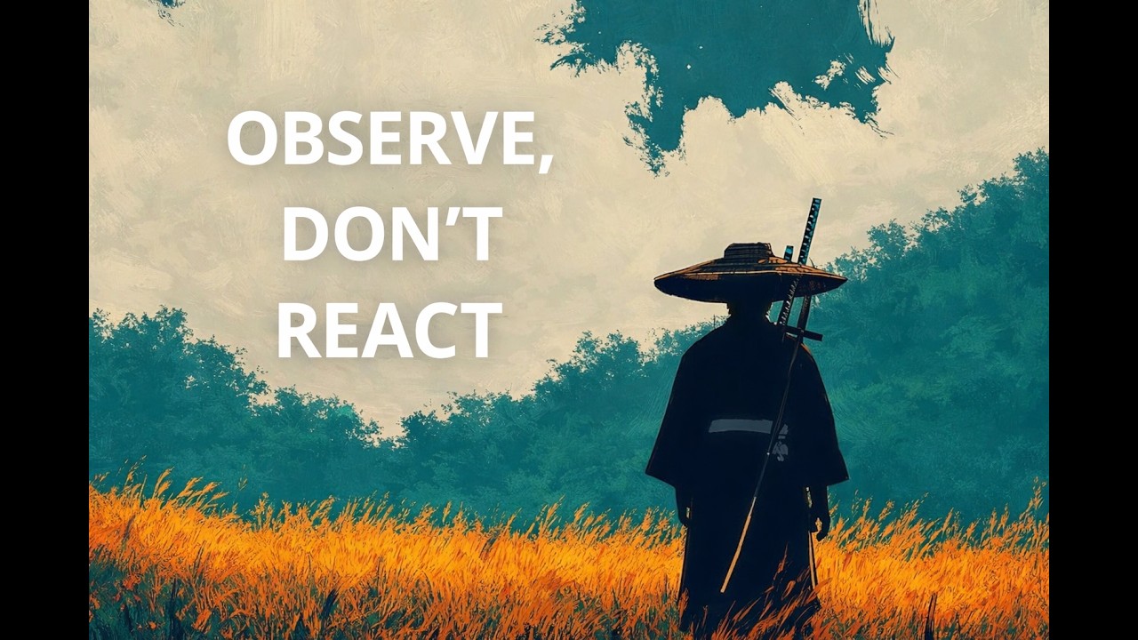 Observe, Don’t React | Full Audiobook – Master Self-Control