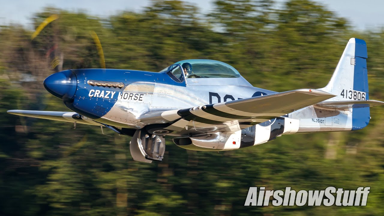 P-51 Mustang Aerobatics - Thursday - EAA AirVenture Oshkosh 2022