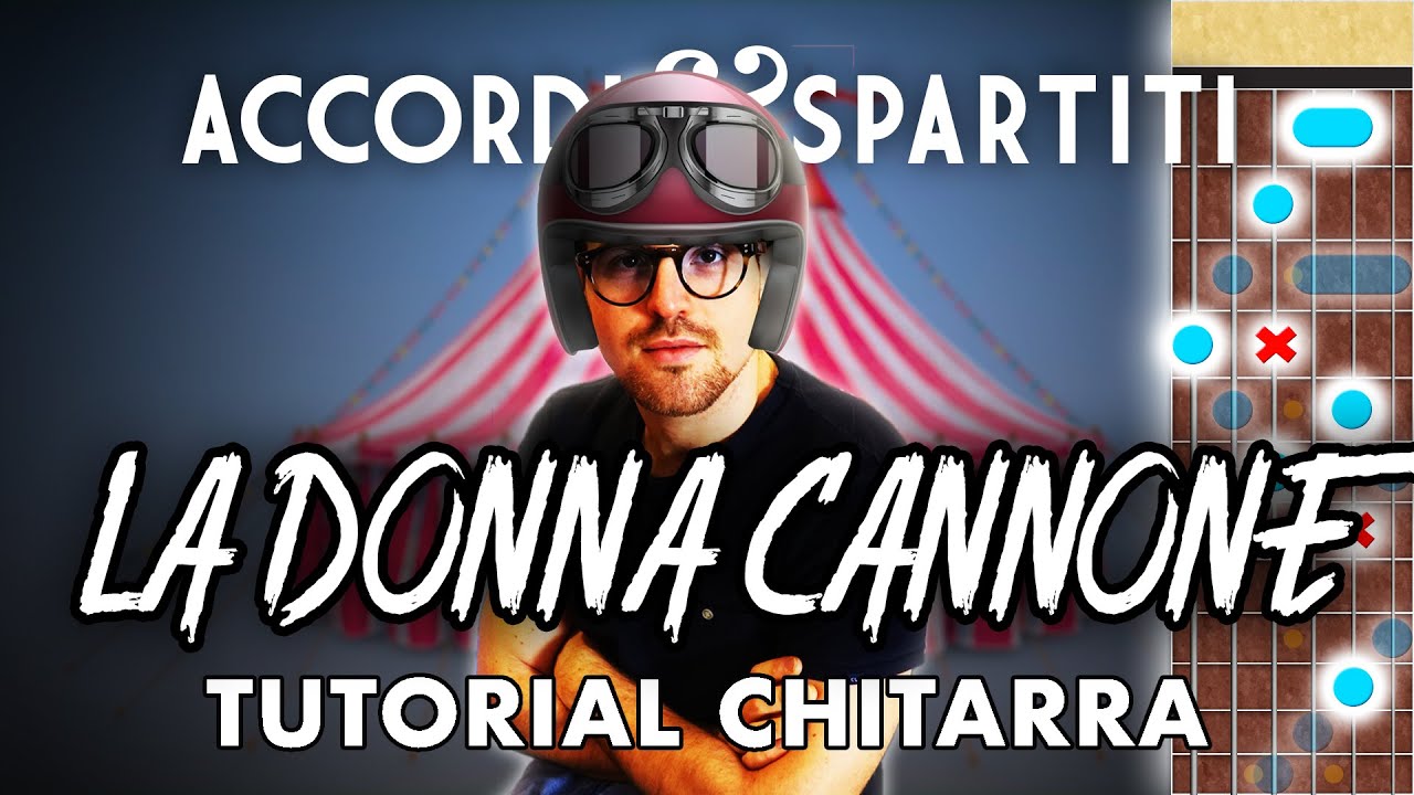 LA DONNA CANNONE Tutorial Chitarra - Francesco De Gregori