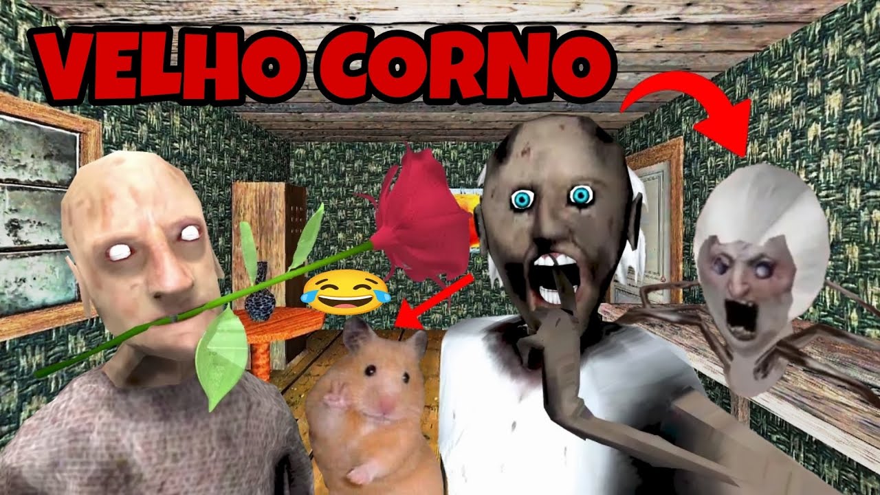 FUGINDO DOS VEIOS SEBOSOS! EM GRANNY 1, 2, 3 E 4 - MODO HARD - GRANNY DA ZUEIRA