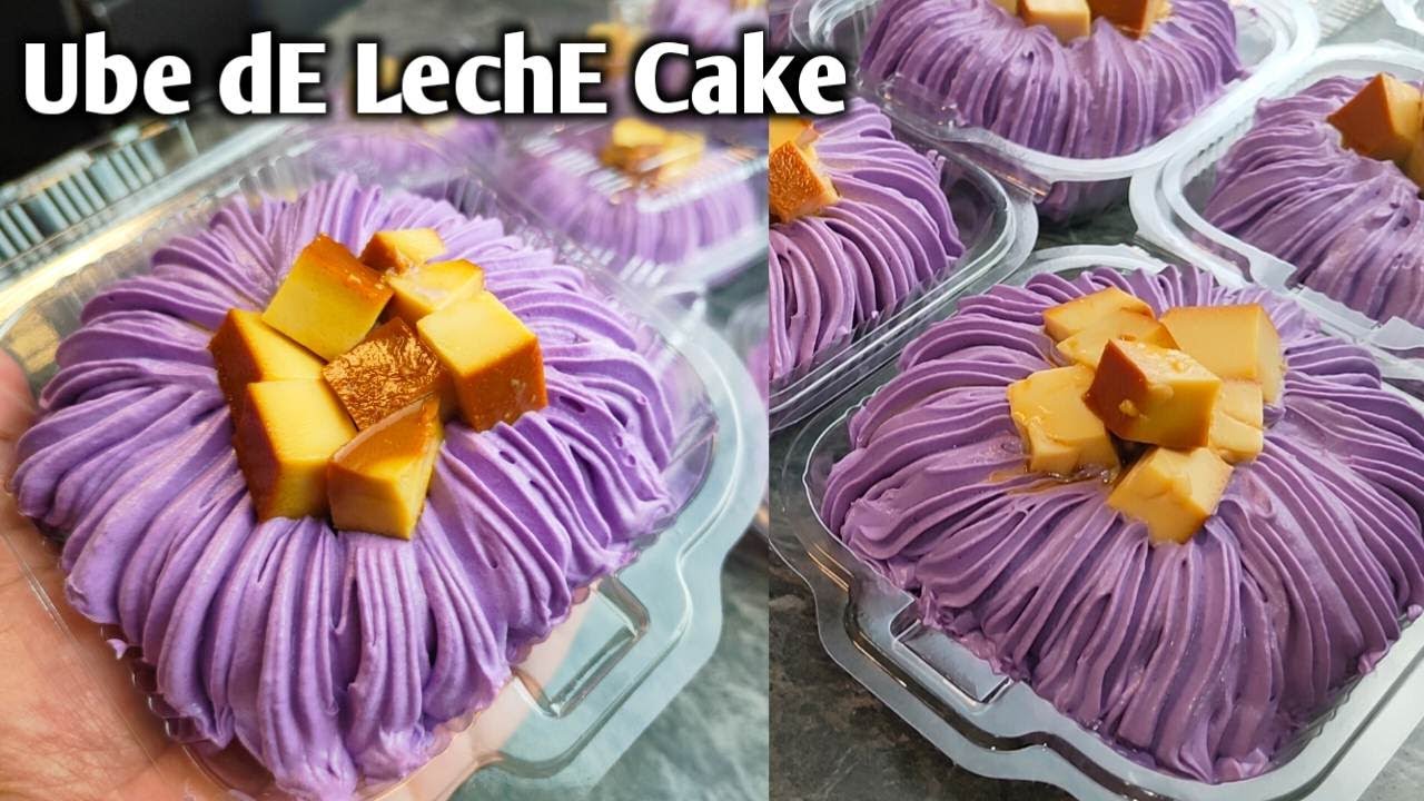 Ube dE Leche Mini Cake by mhelchoice madiskarteng Nanay