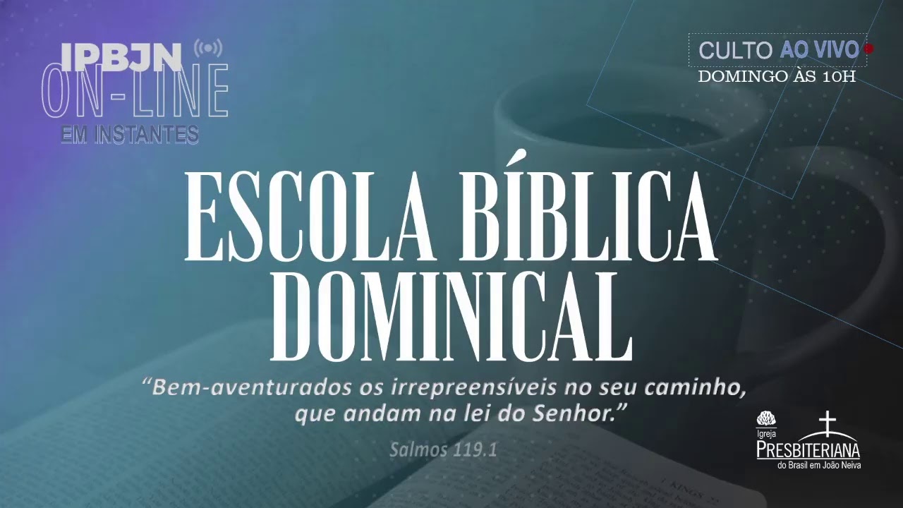 IPBJN | ESCOLA B&Iacute;BLICA DOMINICAL | Tema de hoje: Uma Igreja Transformadora &Ecirc;xodo 14. 10-15