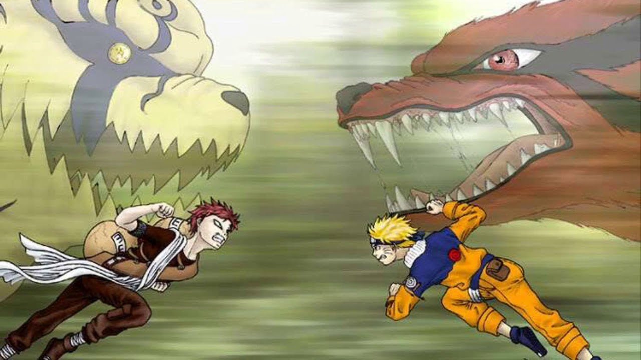 Chunin Exam 1 vs 1 knockout round  Naruto vs Kiba, Sasuke vs Akado, Gaara vs Lee Full Fight | B.O.B.