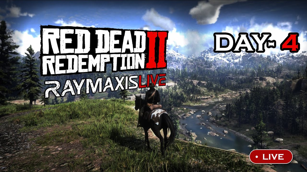 DAY 4 IN RED DEAD REDEMPTION 2 #live #rdr2 #gaming