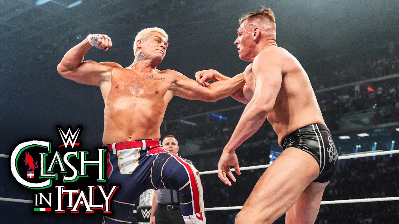 Коди Роудс против Гюнтера | Матч за звание неоспоримого чемпиона WWE: лучшие моменты WWE Clash in...