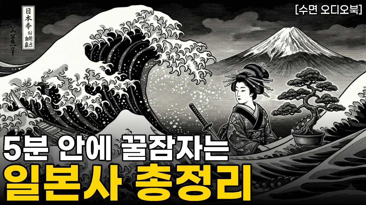 🌙들으면서 주무세요: 일본 역사 총정리 l 팽창과 몰락 l 사무라이의 탄생부터 잃어버린 30년까지