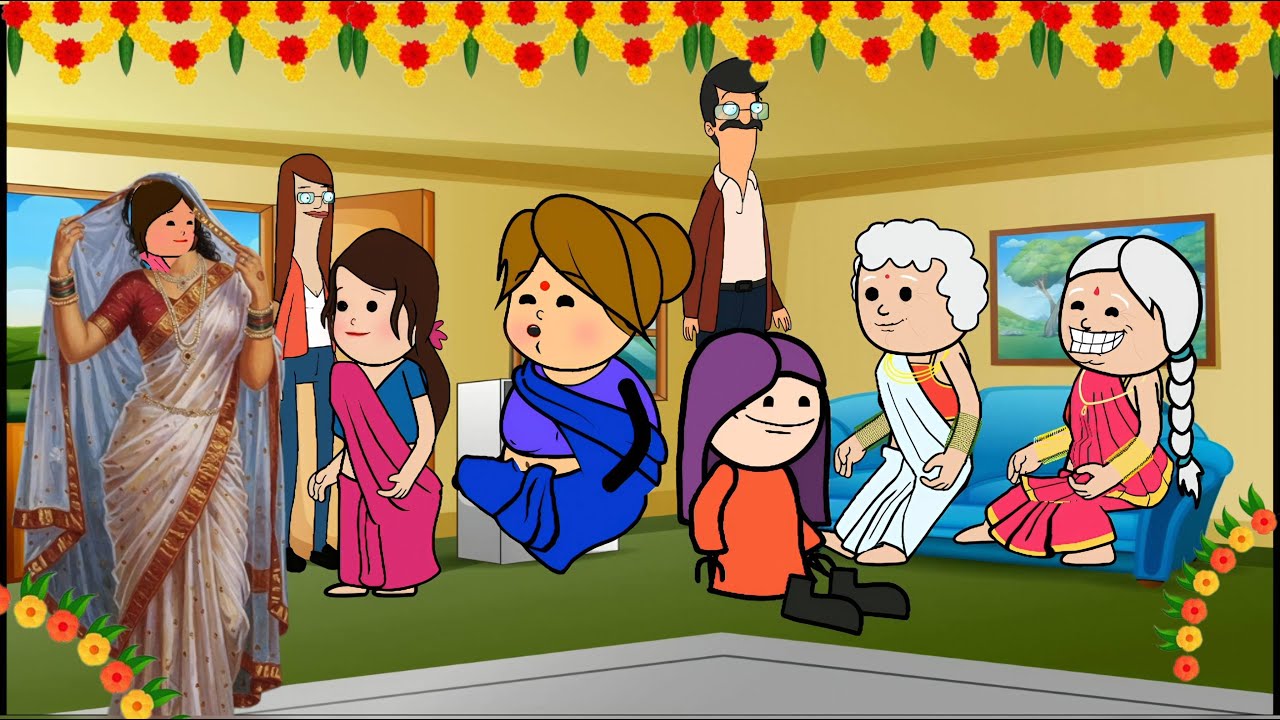 🎀Prt.6🎀தீபாவின்💜நிச்சயதார்த்த🌟ஏற்பாடுகள் #trending #chinnaponnucomedy #cartoon #funny #dhiyacartoons