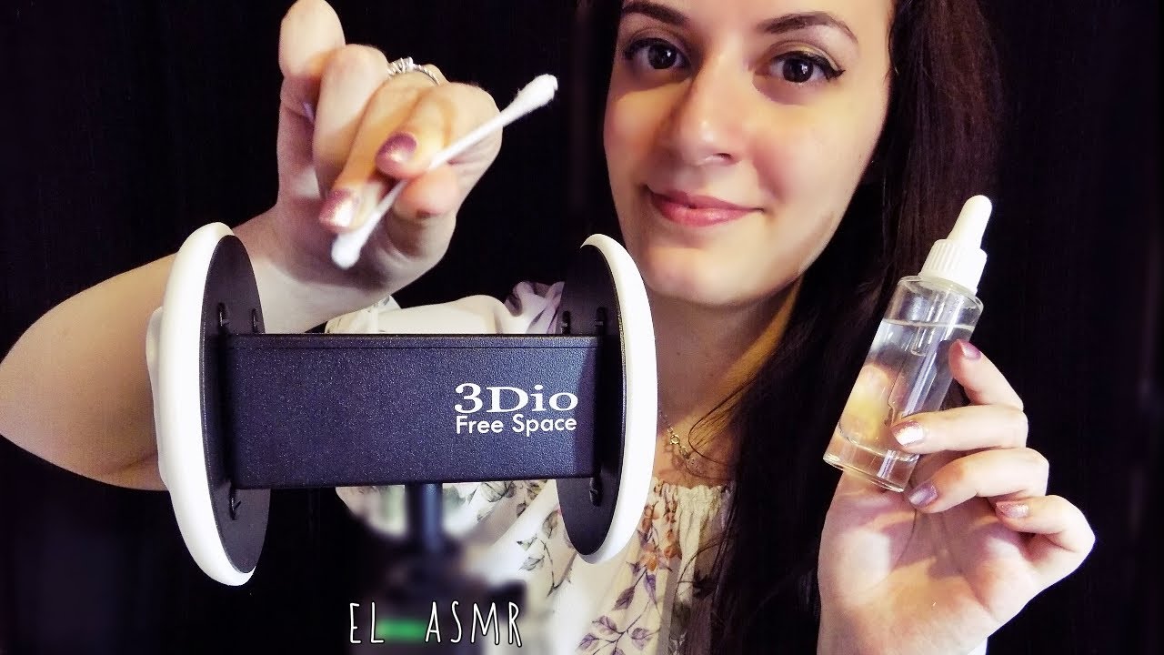 ♡ASMR español♡ LIMPIEZA y DESINFECCIÓN DE OIDOS! (cosquillitas)