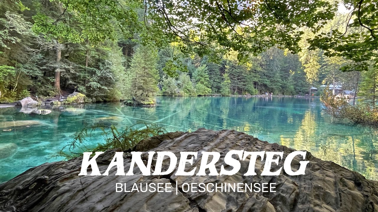 [Switzerland Vlog]Day 6: Kandersteg | Visit Blausee & Oeschinensee + Dinner at Weidstübli Restaurant