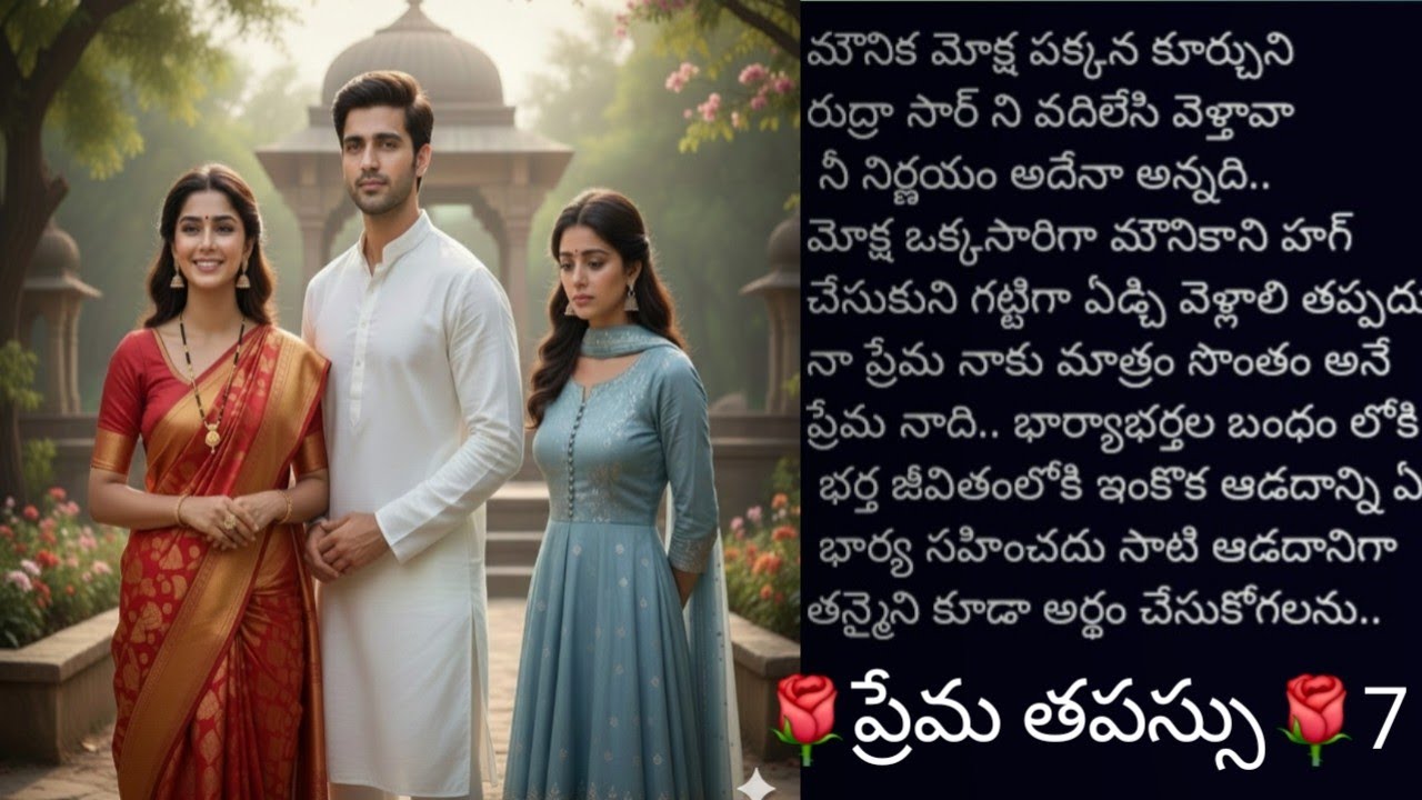 🌹ప్రేమ తపస్సు🌹7|అతని జీవితం ఏ బంధంలో|@Sreemathi kumari telugu audio story s 
