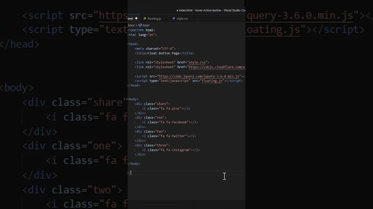 Unleashing the Magic of Code | Stunning Floating Social Button for Ultimate Sharing Experience!